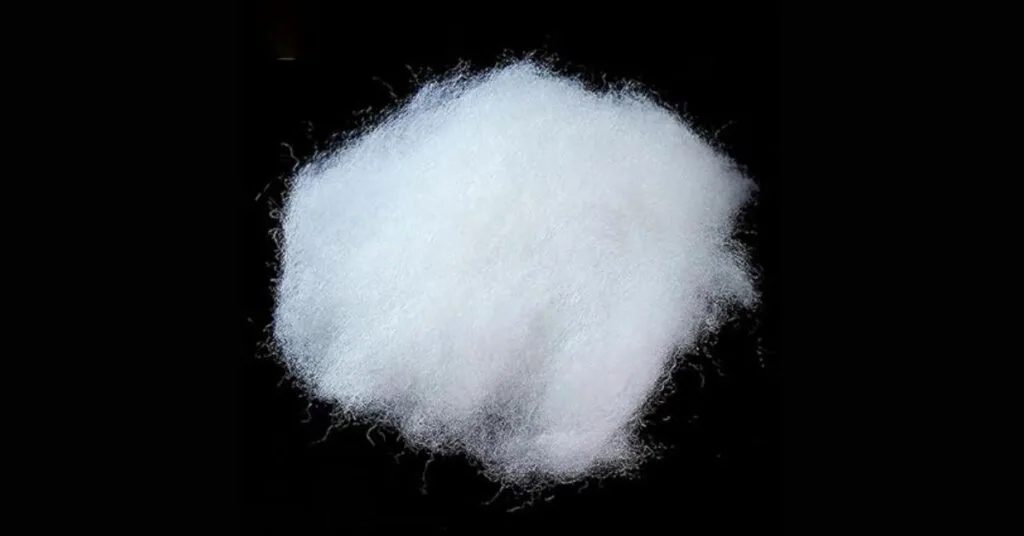 Close up of Polyfill tuft