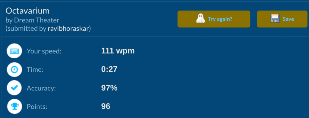 Glorious Lynx TypeRacer Results