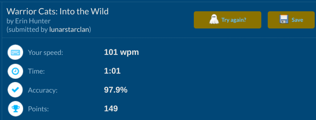 Everyglide Aqua King TypeRacer Results